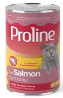 Proline Sos İçinde Somon Balıklı Yetişkin Kedi Maması 400 GR | SRC: Barcode: 8698995032001